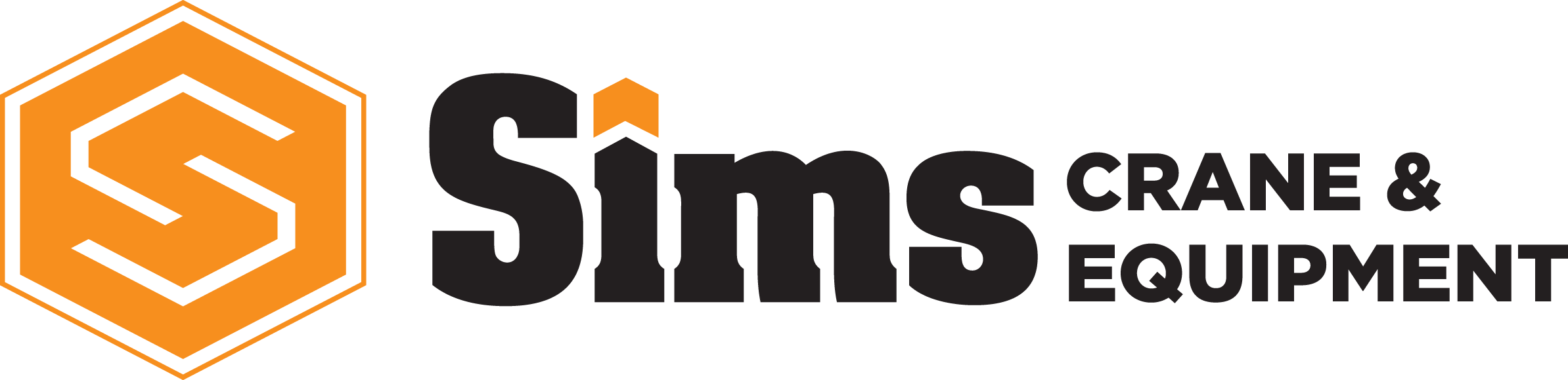 Sims Crane Logo Horizontal Clr