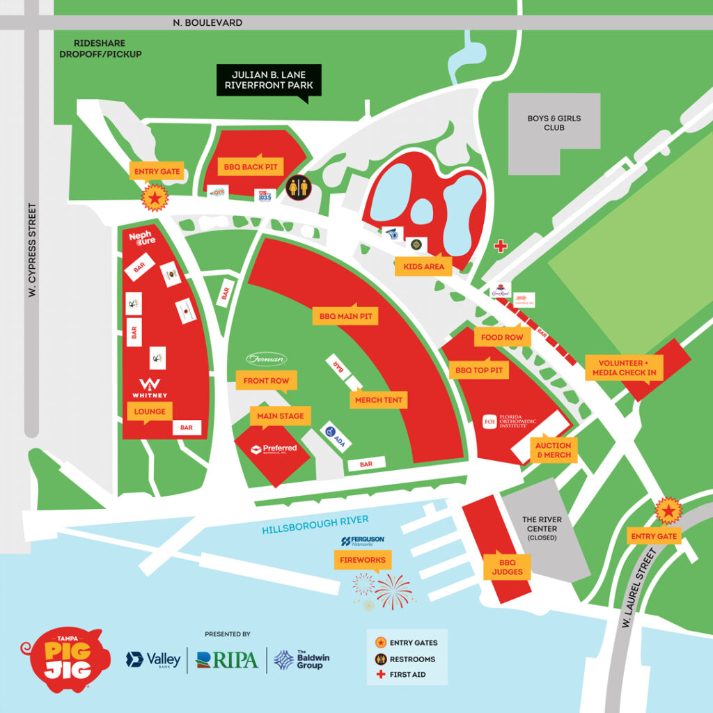 Pj Site Map 2024 Julian B Lane 5x5' B